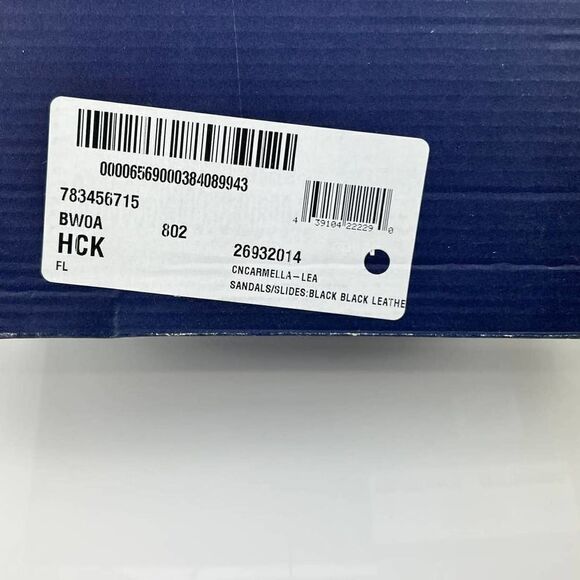 New Caslon Women Shoes Slides Black Leather Sandal Shoes Carmella-Lea US 10 - Picture 12 of 12